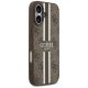 Чехол Guess 4G Printed Stripes с MagSafe для iPhone 17 – коричневый