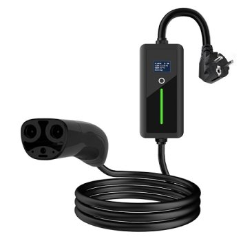 Portable EV Charger Tesla NACS - Schuko Plug, 3.5kW, 8-16A, 5m Cable
