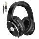 Oneodio Studio HiFi vadu austiņas, melnas