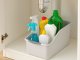 Under Sink Organizer Bin for Kitchen and Bathroom Cabinet, Cleaning Supply Caddy