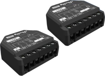 Smart Dual Controller Shelly 2PM Gen3 WiFi/Bluetooth 2-Pack