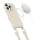 Чехол Tech-Protect для iPhone 16 Pro Max MagNecklace MagSafe, бежевый