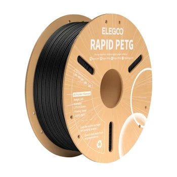 3D printera kvēldiegs ELEGOO Rapid PETG, 1 kg, melns (50.203.0216)