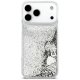 Guess Liq case. Glitter Charms iPhone 17 Pro Max - silver