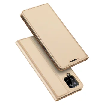 Чехол-книжка Dux Ducis Skin Pro для Samsung Galaxy A22 4G, золотой