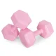 Modernhome HCD-8-PK Hexagonal Dumbbells, 2x4 kg, Pink
