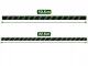 DIVODV Expandable Garden Hose with Spray Gun, 10.5-22.5m, Black/Green