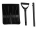 Sniega Tīrīšana Saliekamā Auto Lāpsta, 32x24 cm | Snow Folding Removal Car Shovel