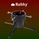 Устойчивая подставка для елки Ruhhy 22306 с резервуаром для воды