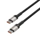 Tech-Protect UltraBoost Evo USB-C / USB-C kabelis 100W 2m, titāna
