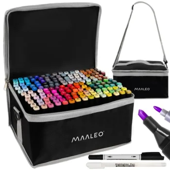 Double-Sided Markers Maaleo 24101, Set of 168 Pcs