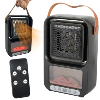 Electric Thermo Fan Heater for Home Office, 500W