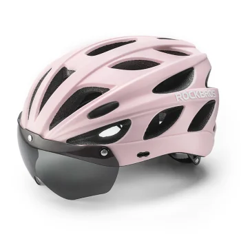 Велошлем Rockbros с козырьком, съемными UV очками, съемным козырьком,...