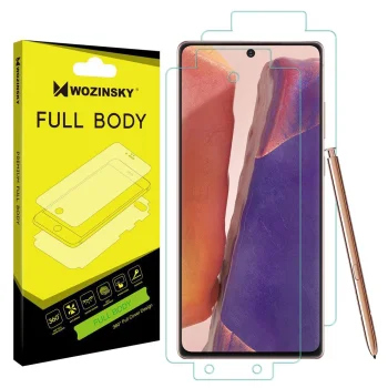 Samsung Galaxy Note 20 Wozinsky Full Body Self-Repair Full Coverage Screen Protector Film Front + Back |...
