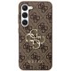 Guess GUHCS23FE4GMGBR S23 FE S711 brūns/brūns cietais futrālis 4G Big Metal Logo | brown/brown hardcase