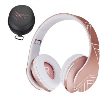 Беспроводные детские наушники PowerLocus P2 Kids, Rose Gold