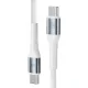 Кабель 3mk Hyper Cable N-SERIES USB-C - USB-C 100W 1м, белый