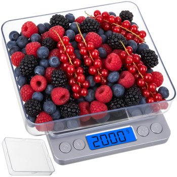 Precīzie virtuves svari Ruhhy 26507 līdz 2kg ar 2 bļodām