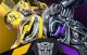 TWS Transformers TF-T03 bezvadu austiņas, violetas