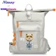Nimmy Cool&Cute 2.0 Bear klēpjdatora mugursoma - pelēka | Laptop Backpack Gray