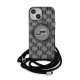 Karl Lagerfeld iPhone 15 / 14 / 13 Case IML Crossbody Monogram, Black