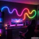 Elastīga RGBic neona LED lentiņa 5m USB ar Bluetooth lietotni un pulti