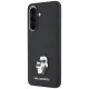 Чехол Karl Lagerfeld Saffiano w/ K&C Metal Logo для Samsung Galaxy A57 5G, черный