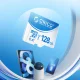 Карта памяти microSD ORICO B3 64GB U3 A1 с SD-адаптером, бело-синяя