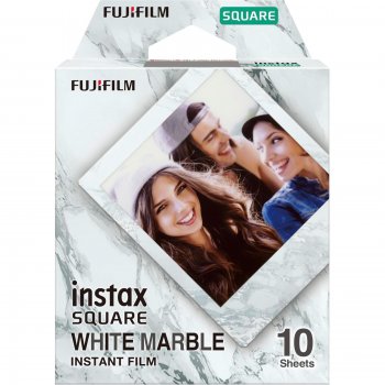 Momentfoto Filma Fujifilm instax Square Film white marble (10 gb.) | Instant Film