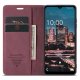 Samsung Galaxy A34 (SM-A346) CASEME Wallet Magnetic Leather Case Cover, Wine Red | Чехол для Телефона...