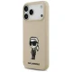 Karl Lagerfeld Silicone MagSafe vāciņš Apple iPhone 17 Pro Max, brūns