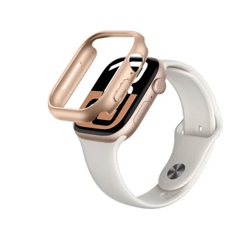 Защитный чехол AmazingThing Minimal для Apple Watch 46mm, розовое золото