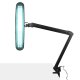 Elegante 801-tl LED galda lampa ar skrūvspīlēm, melna