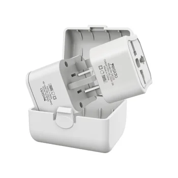 Универсальный дорожный адаптер Yesido MC25 750W 3A UK/EU/US/AU, белый