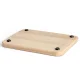 Деревянная разделочная доска Marcato L, 37 x 27 x 2,5 см, коричневая