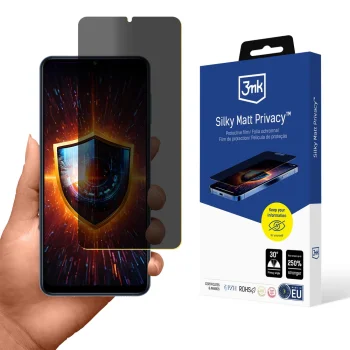 3mk Silky Matt Privacy Screen Protector for Samsung Galaxy M12