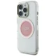 Guess iPhone 16 Pro Max Case IML Metal Colored Circle MagSafe, Pink