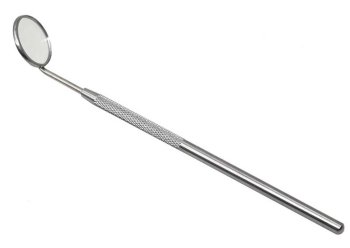 Nerūsējošā tērauda zobārstniecības spogulis ar palielinājumu