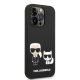 Apple iPhone 14 Pro Max 6.7\'\' Karl Lagerfeld Liquid Silicone Karl&Choupette Magsafe Case Cover (KLHMP14XSSKCK), Black...