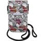 Сумка Hello Kitty Leather Tags Graffiti Cord, бежевая