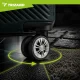 Набор чемоданов Trizand 3в1, ABS, зеленый