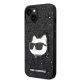 Karl Lagerfeld iPhone 14 Plus Case Glitter Choupette Black