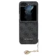 Guess 4G Charms vāciņš Samsung Galaxy Z Flip 5 pelēks