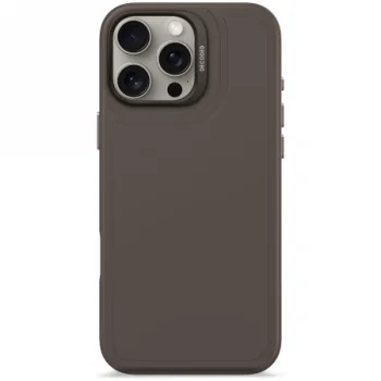 Decoded AntiMicrobial Silicone Stacks Backcover Case with MagSafe  iPhone 16 Pro Max - Black