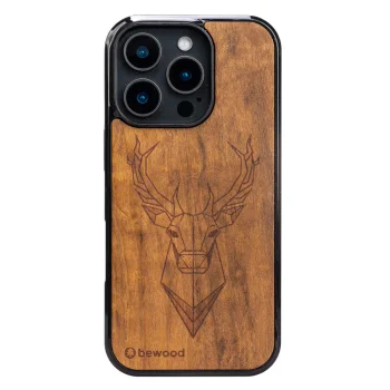 Деревянный чехол Bewood для iPhone 16 Pro IMBUIA DEER