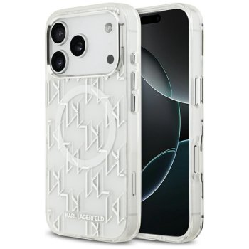 Karl Lagerfeld IML KL Monogram MagSafe Phone Case Cover iPhone 17 Pro - White
