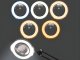 10x LED Magnifying Desk Lamp with Adjustable Arm, Black