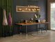 Modernhome Clothes Rack with Shoe Shelves, Black