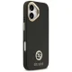 Guess iPhone 17 vāciņš Grained Strass Logo MagSafe, melns
