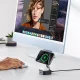 3-in-1 Bezvadu lādētājs Ugreen W702 MagSafe Qi2 Melns